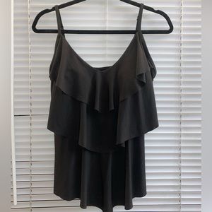 Black Swim Top